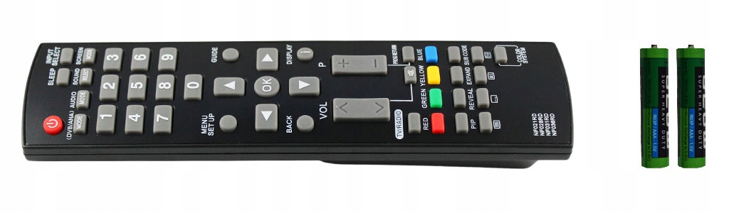 PILOT DO TV FUNAI NF036RD NF021RD CZARNY Model NF036RD