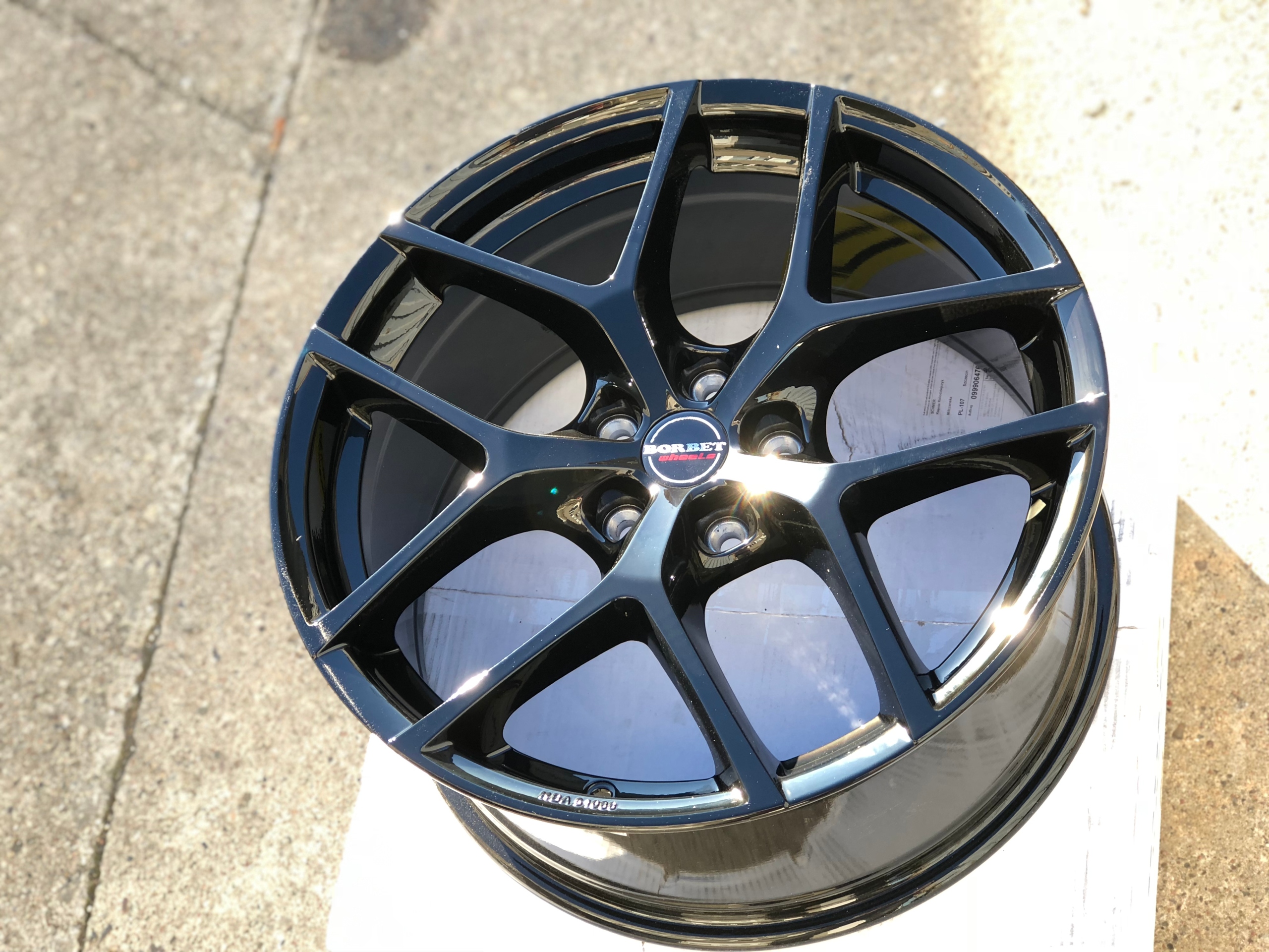 BORBET Y Диски 19x9 5x114 . 3 FORD MUSTANG LAE GT Образец wieloramienne foto 1