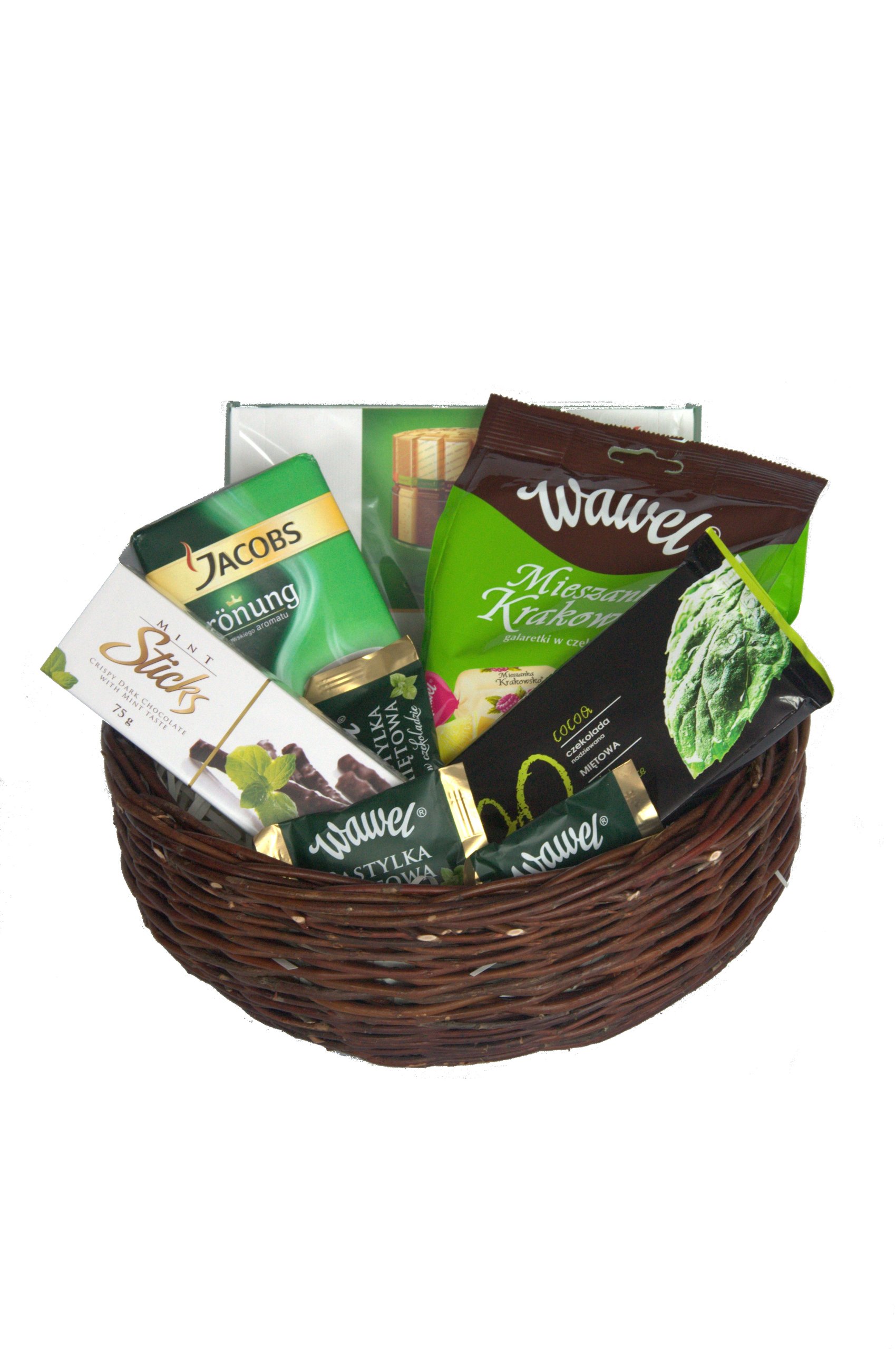 Idealny prezent, kosz upominkowy , kosz słodyczy