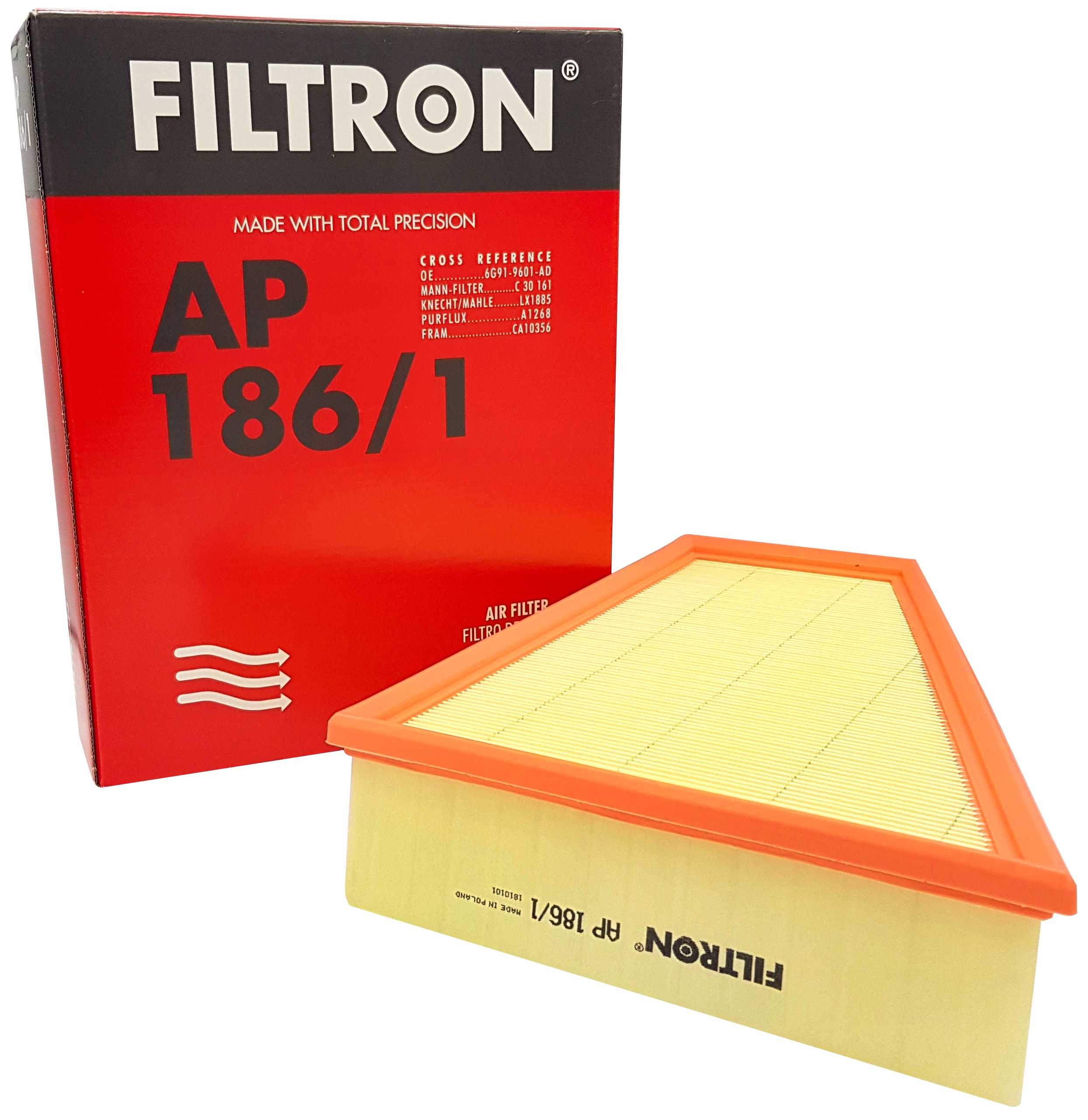 FILTRON Filtr Powietrza AP186/1 AP 186/1 za 48,49 zł z Banino - Allegro ...