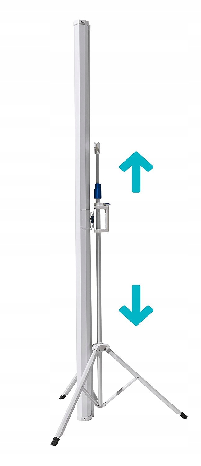 celexon Basic 200x200 cm ekran na trójnogu 1:1 Wysokość 200 cm