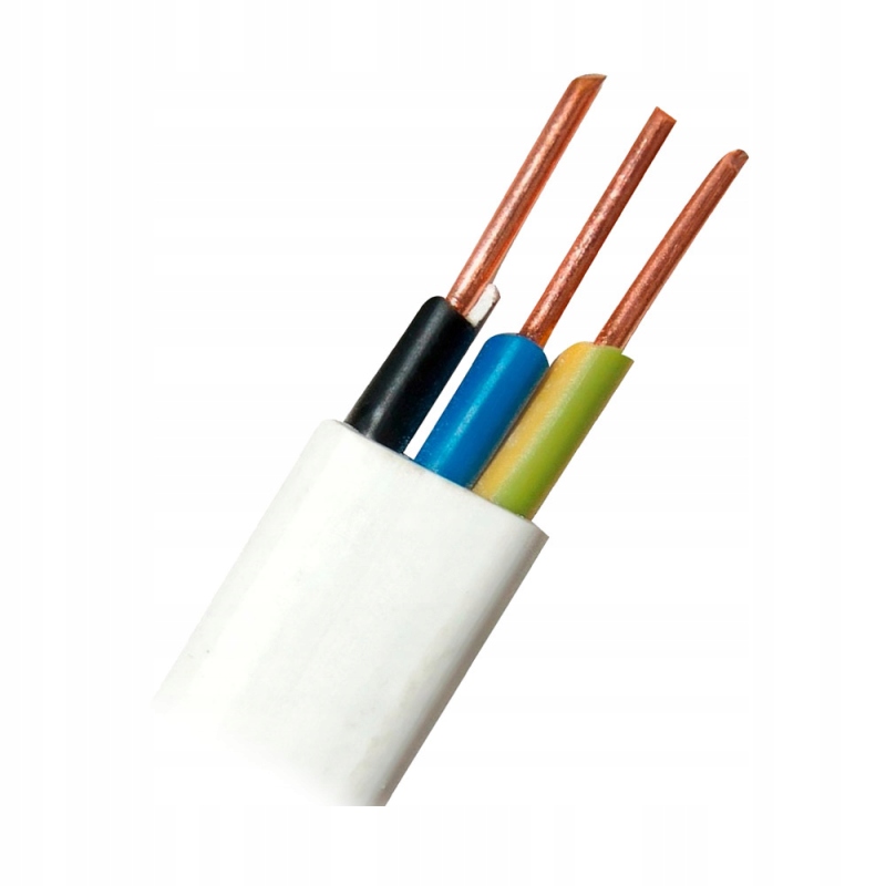 

Przewód Instalacyjny Drut YDYp 3x1,5 750V 1mb