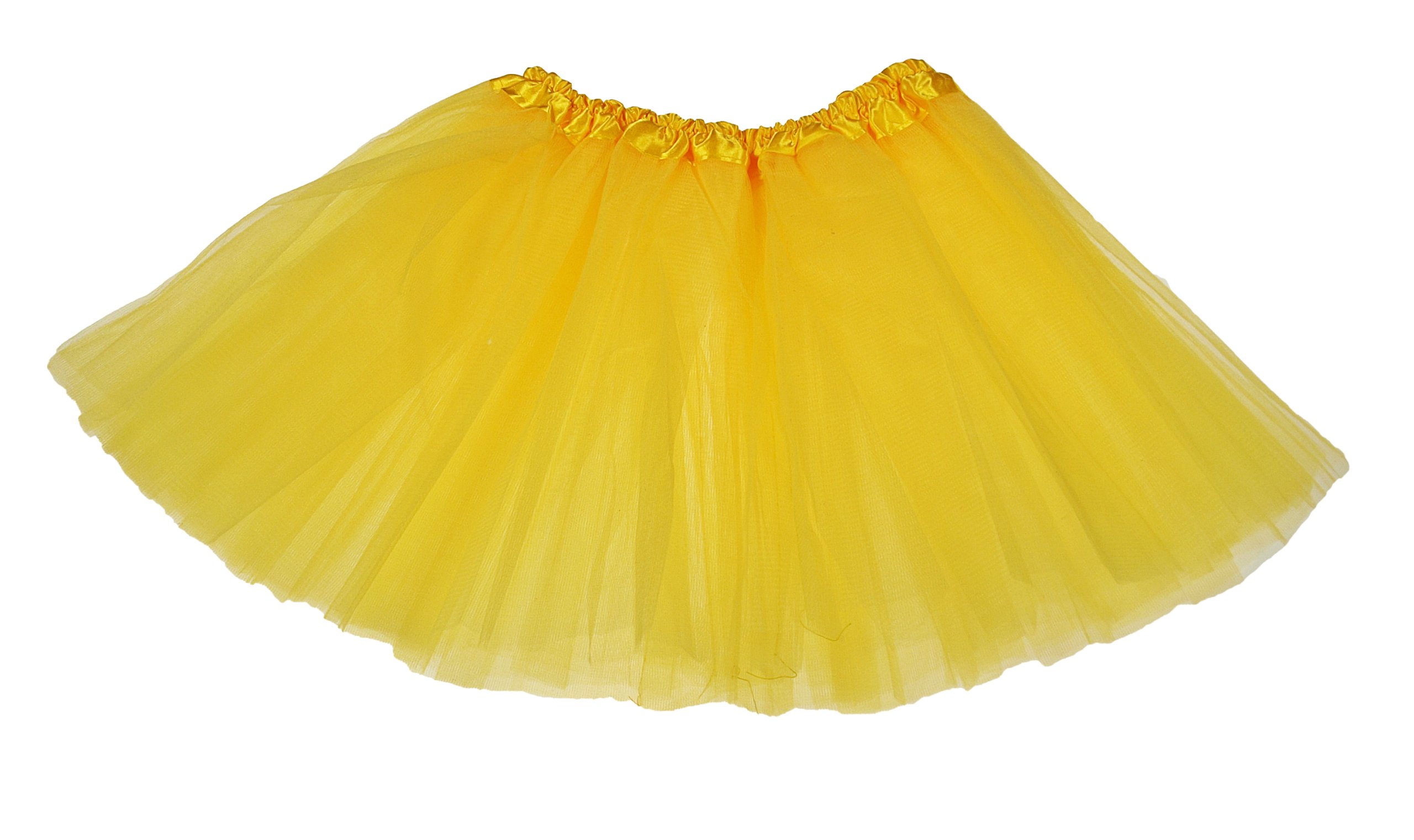 SPÓDNICZKA TIULOWA 40 cm SPÓDNICA TUTU żółta Rozmiar S/M