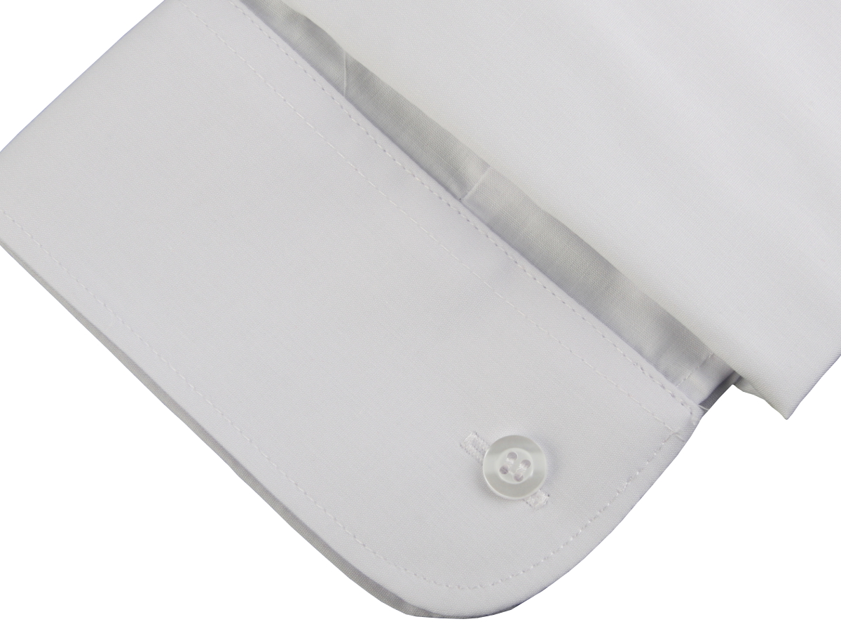 KOSZULA BIAŁA GŁADKA 35/36 164-170 SUPER SLIM Kolor biały