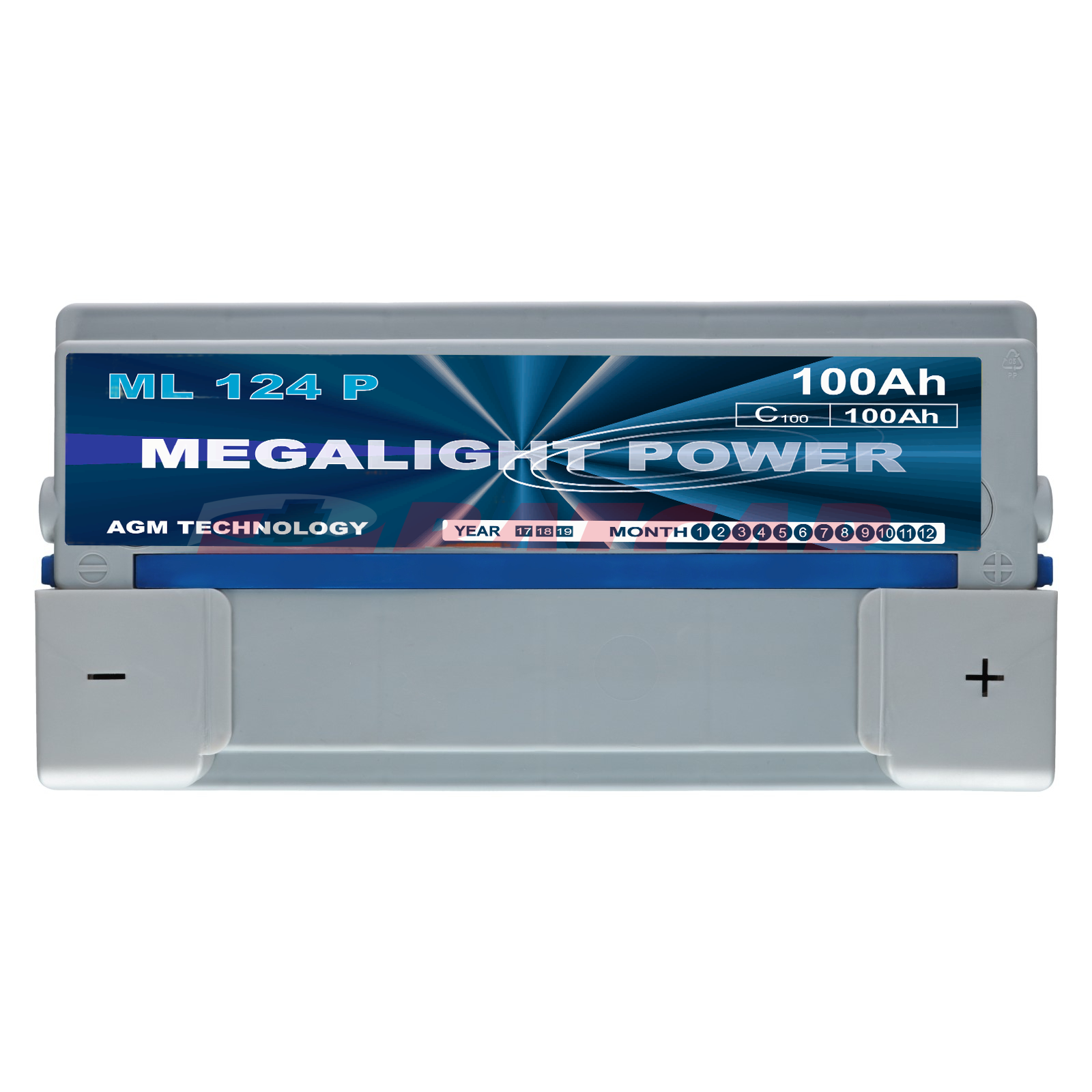 Akumulator MEGALIGHT AGM 100 Ah SOLAR Marka Monbat