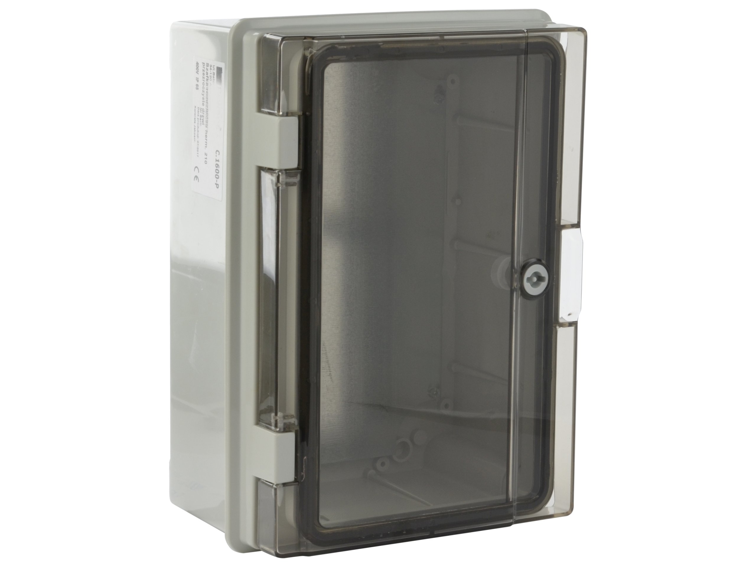 Hermetická rozvaděčová skříň s průhlednými dveřmi 221x311x137 mm