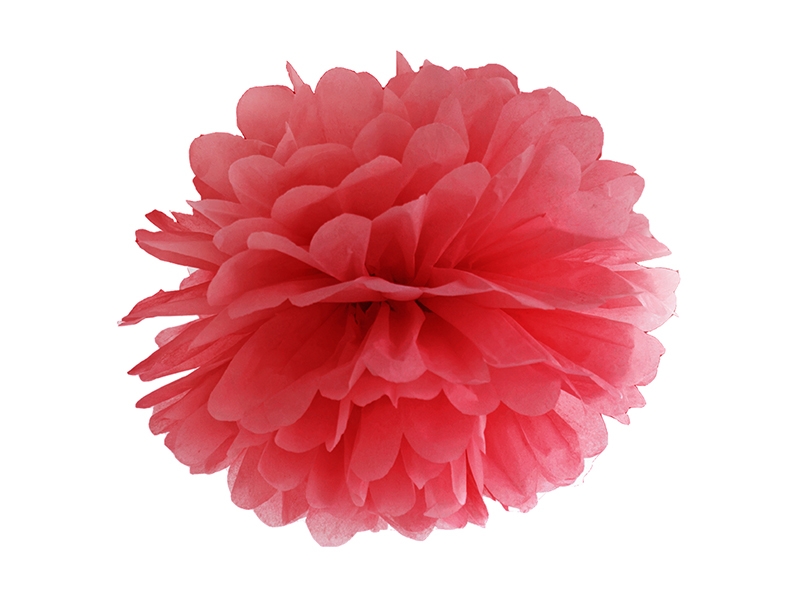 

Pompon Pompony czerwone ślub urodziny