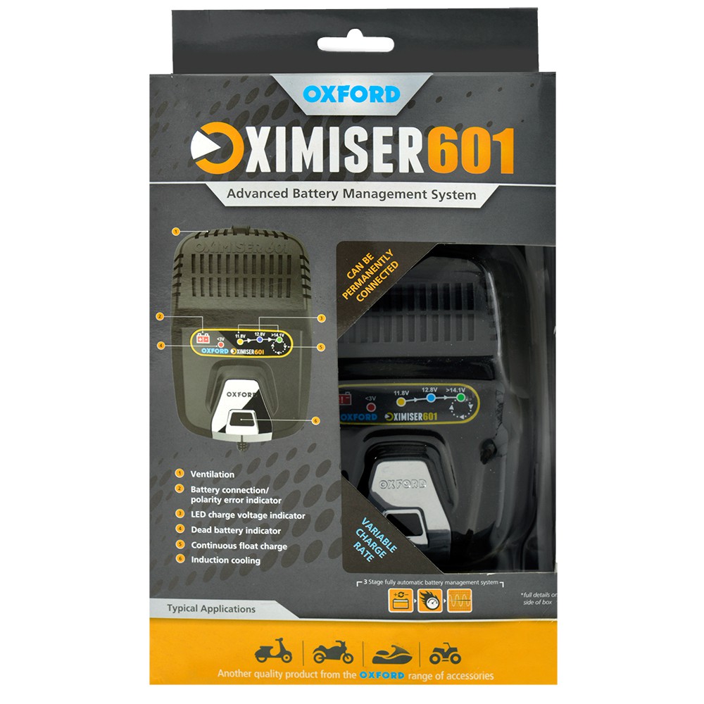 OXIMISER EL601 Оксфорд зарядное устройство гель Гель для 30A