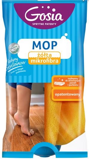 

Mop Gosia mikrofibra żółty do paneli,parkietu