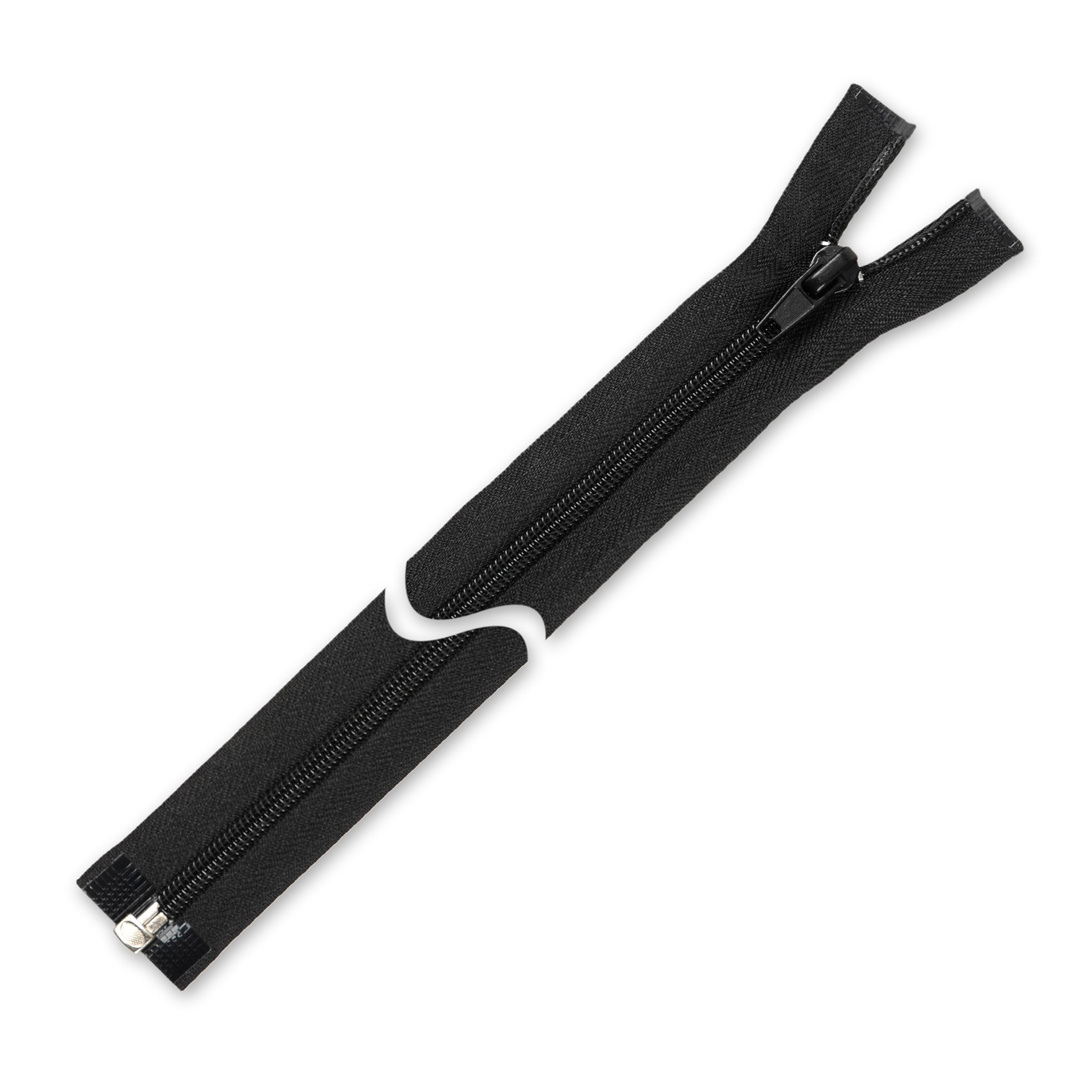 Zamek błyskawiczny spiralny 250 cm czarny