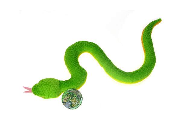 

Zoo: maskotka Wąż Żmija zielona 43cm 69310