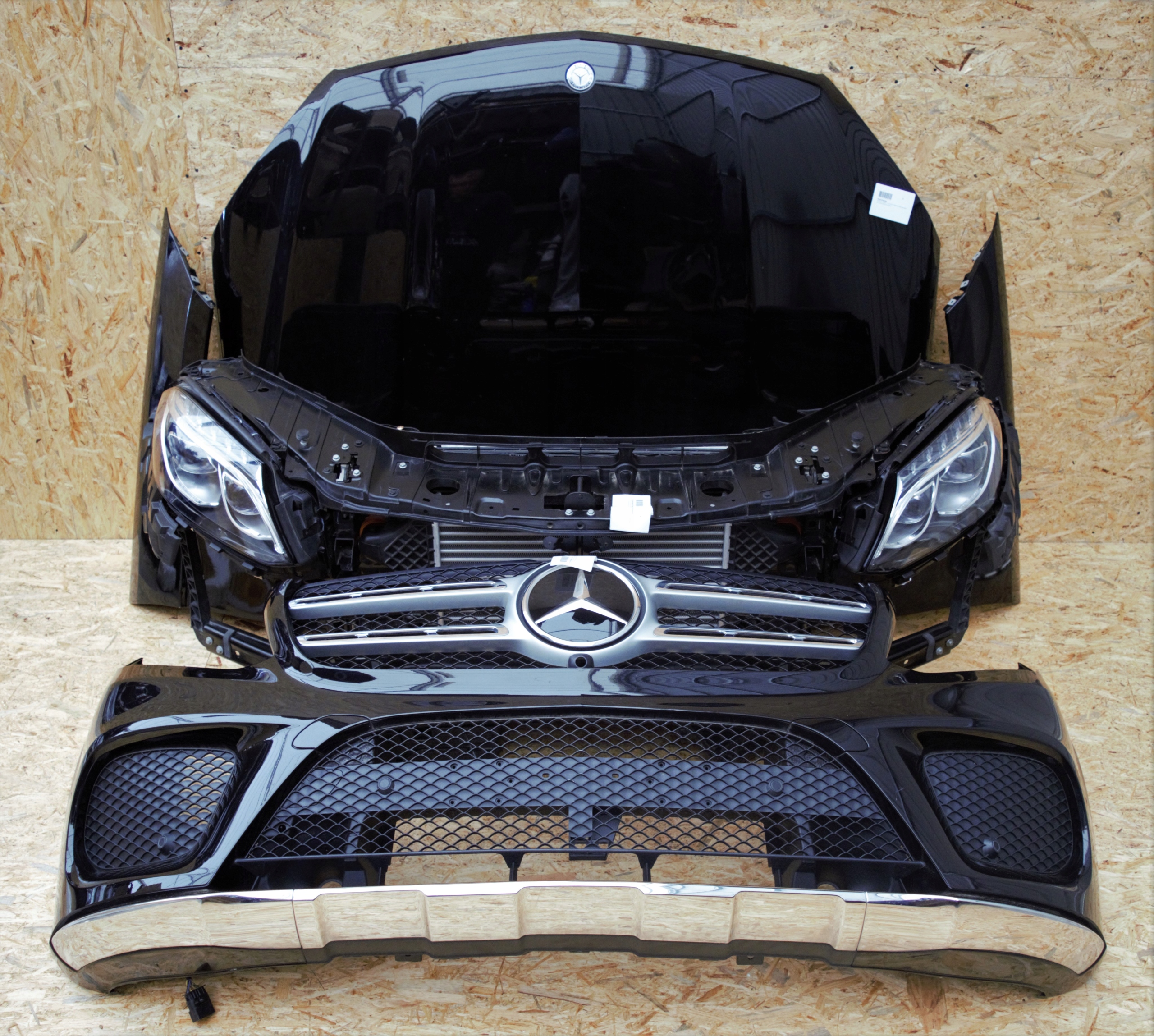 MERCEDES ГЛС W166 AMG КАПОТ КРИЛА, БАМПЕР, ПЕРЕДНЯ ПАНЕЛЬ