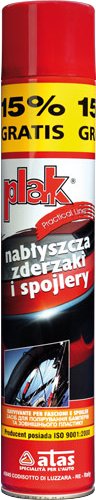 

Plak Pl nabłyszcza zderzaki i spojlery 500ml