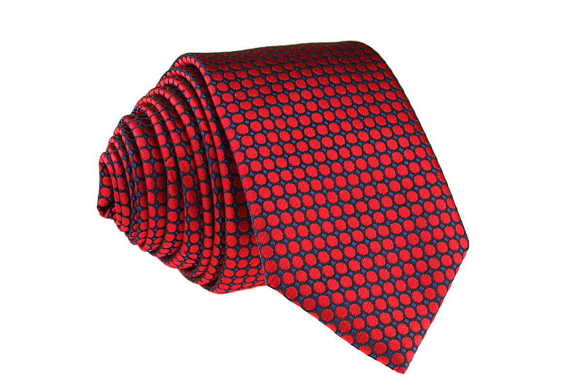 

Krawat Wąski Śledź 6 cm - Czerwone Kropki Grochy