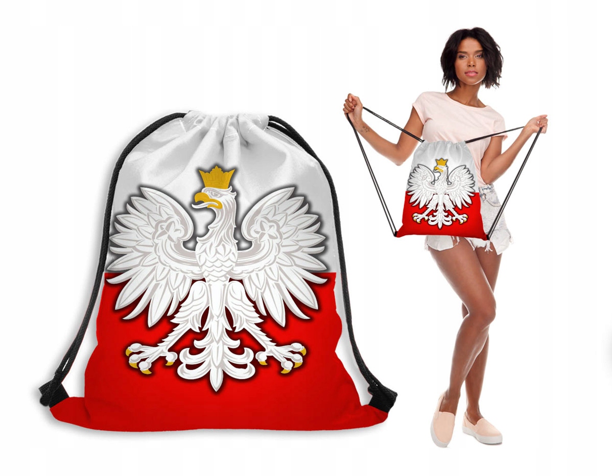 

Worek Plecak Nadruk Nr 012 Godło Polski Trwałe Pl