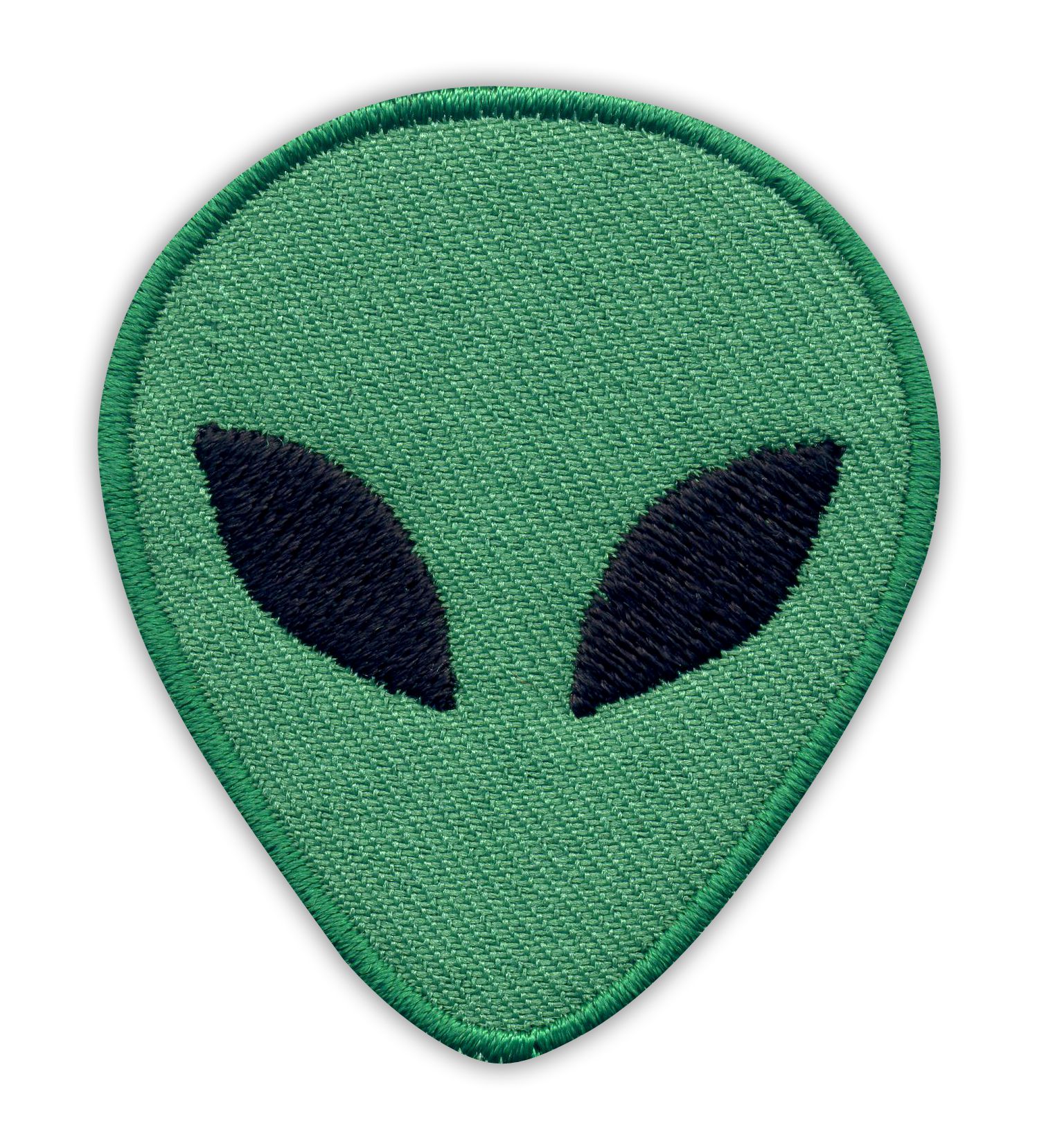 

Naszywka Kosmita (alien, obcy, ufo) Haft zielony