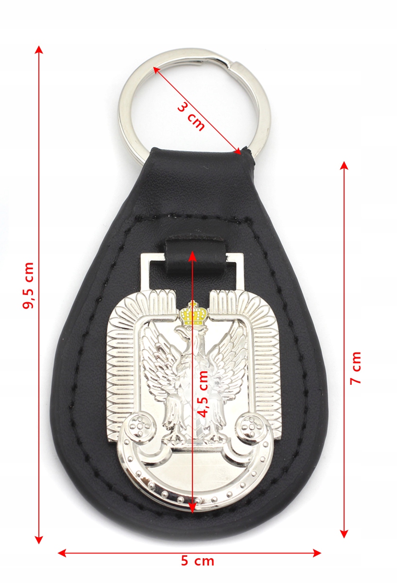 WOJSKA LOTNICZE ORZEŁ BRELOK NA SKÓRZE Liczba sztuk w ofercie 1 szt.