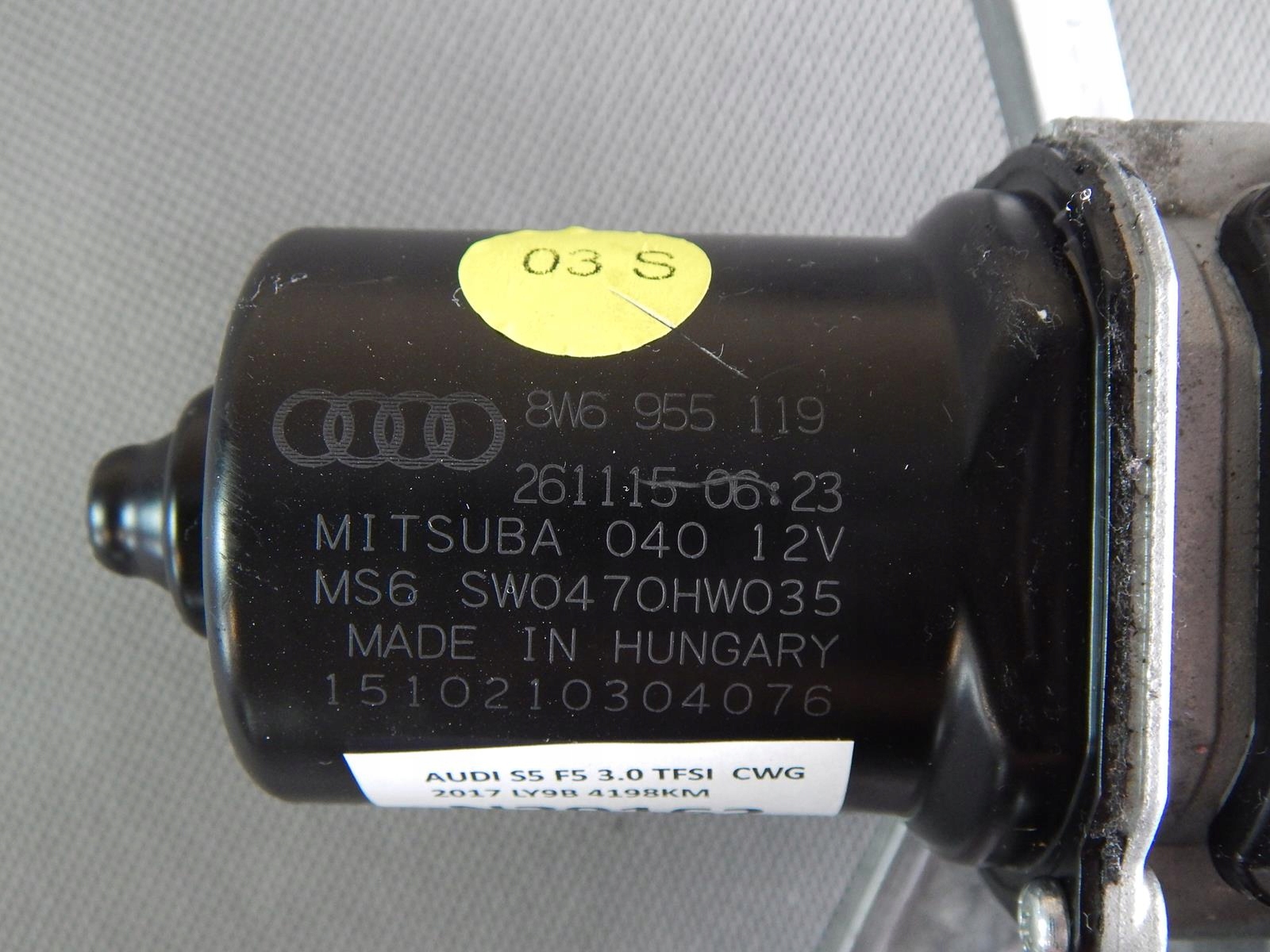 AUDI S5 F5 Wischergestänge 8W6955023