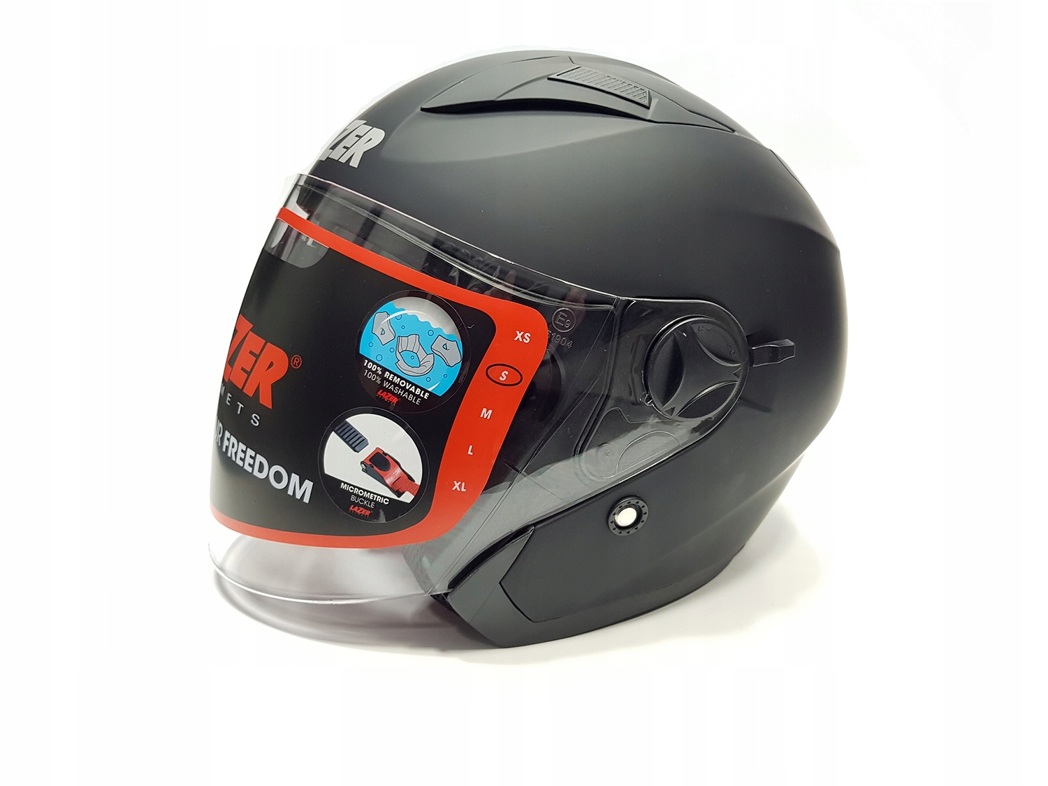 Lazer Orlando Evo Black Matt Motocyklová prilba veľkosť S