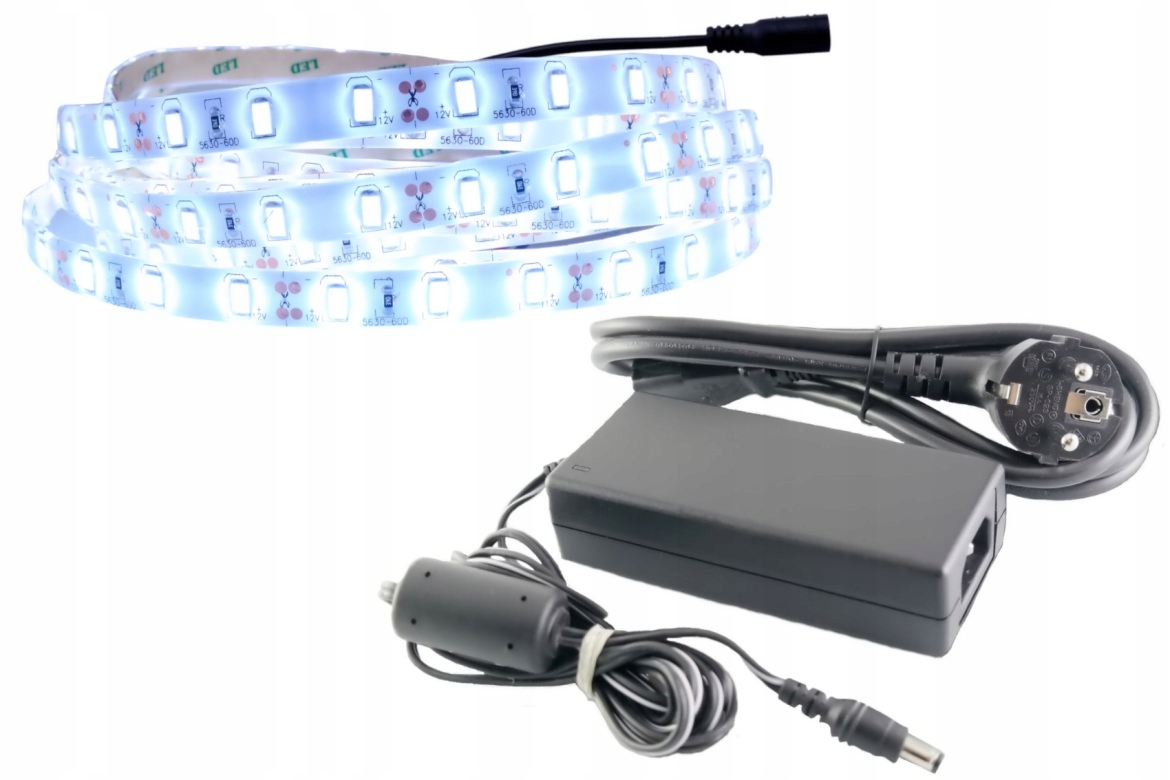 

Zestaw taśma Led 300 Smd IP65 5630 Zimna 3m