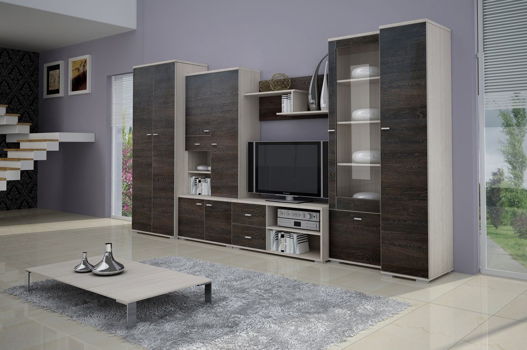 Стенка Для Гостиной Мебель Невада