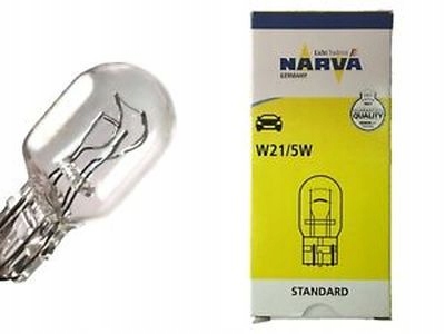 

Narva Żarówka W21/5W 12V W3X16Q Całoszklana 17919