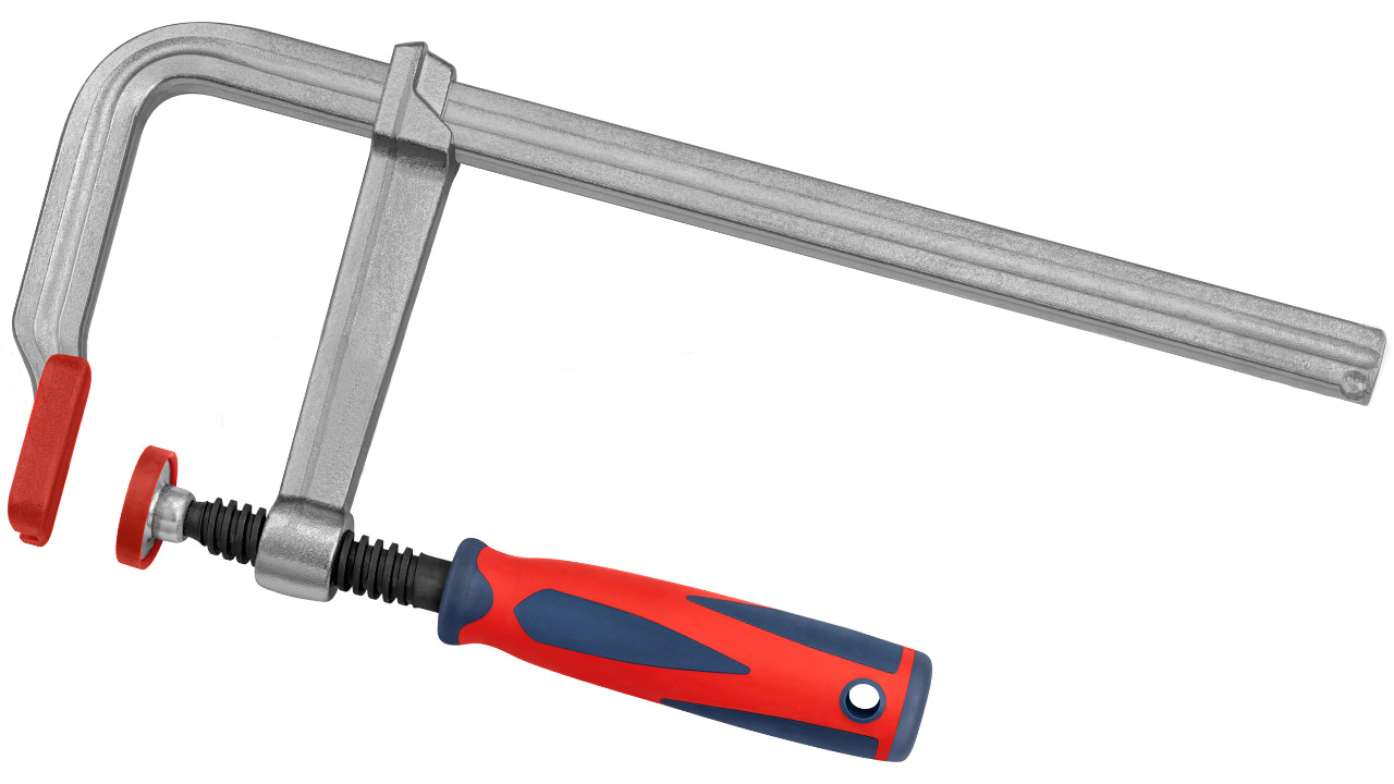 Струбцина теслі слюсаря 160кс80 Ф викувана сталь