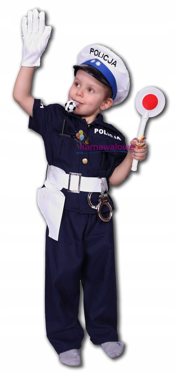Супер полицейский костюм, полицейский 98/104 - PL Pro