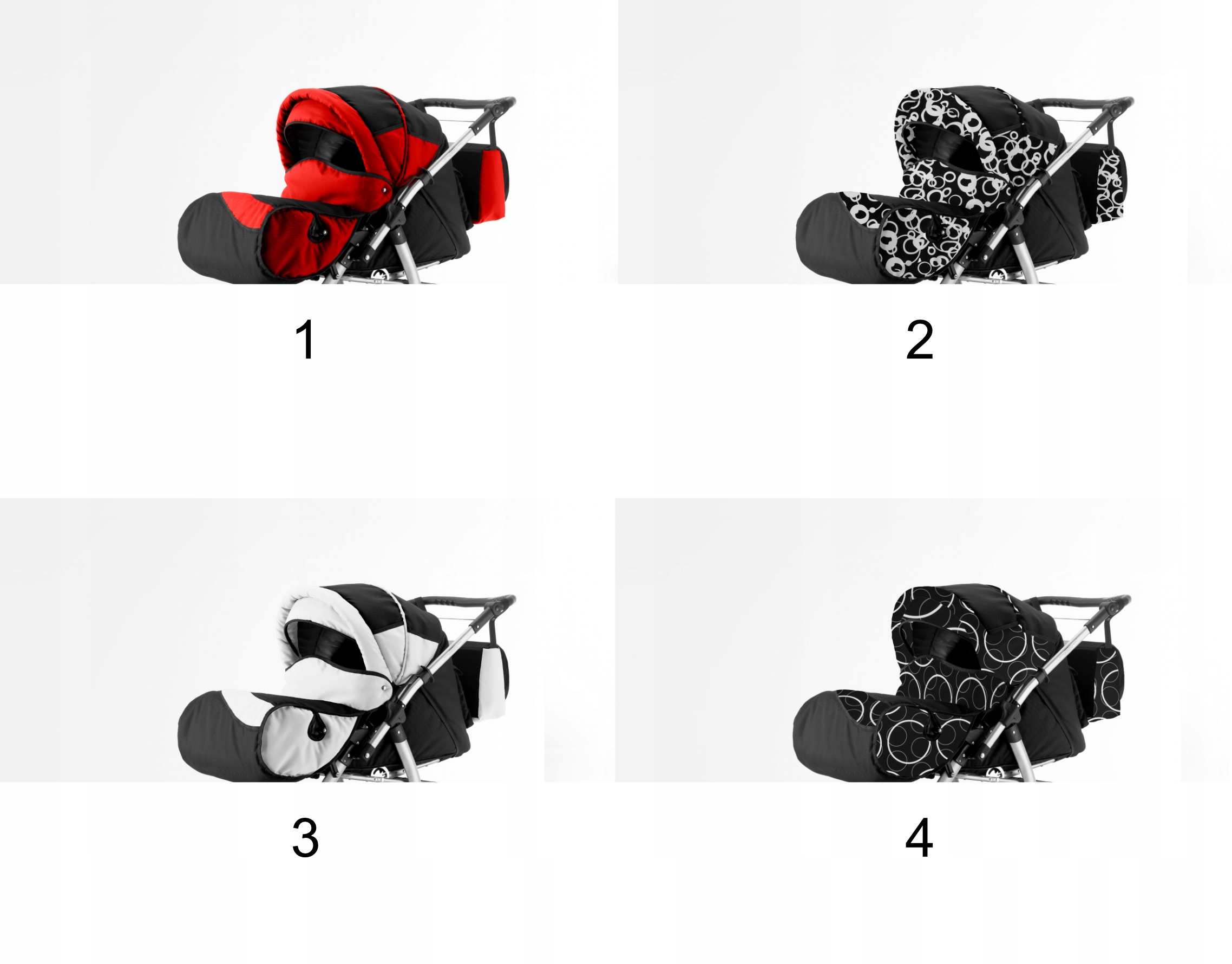 LEKKI WÓZEK NA SKRĘTNYCH KOŁACH + 3GRATISY -POLSKI Model Julia City