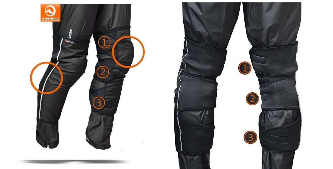 DŁUGIE NAKOLANNIKI LID ODBLASK OSŁONA PISZCZELI Marka Hornhill