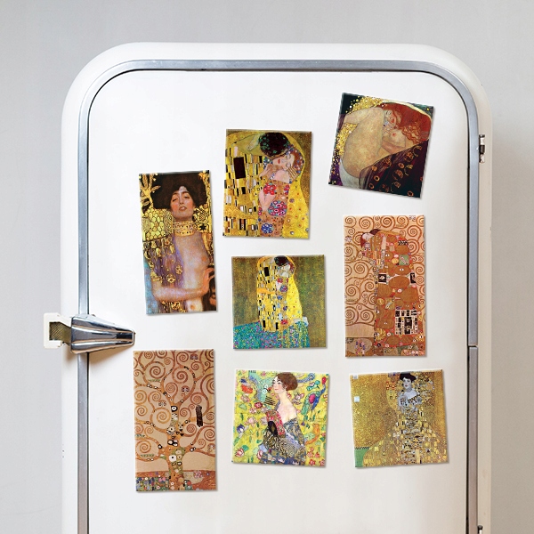 

Magnesy na lodówkę Gustav Klimt 10 wzorów LueLue
