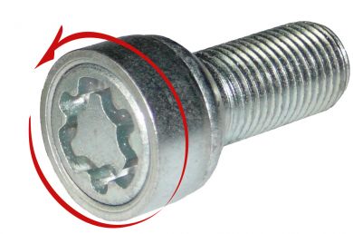 Śruby zabezpieczające SICUSTAR 14x1,5x45 kula k.17 Zastosowanie felgi aluminiowe felgi stalowe