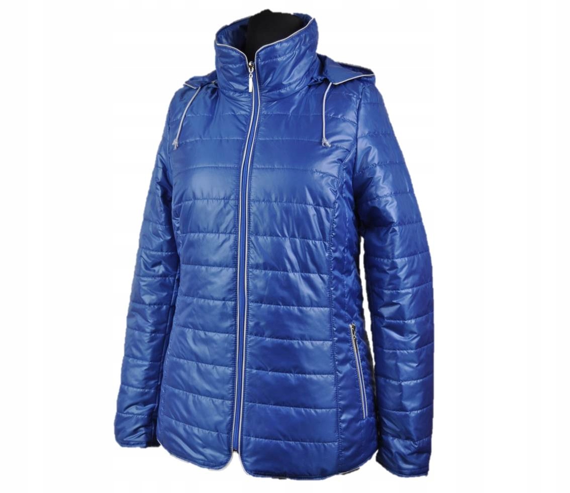 

Kurtka Pikowana Z Lamówką Duże Rozmiary M 38 40