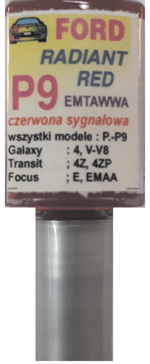 

Ford P9 Radiant Red Lakier Zaprawka Do Rys Ara