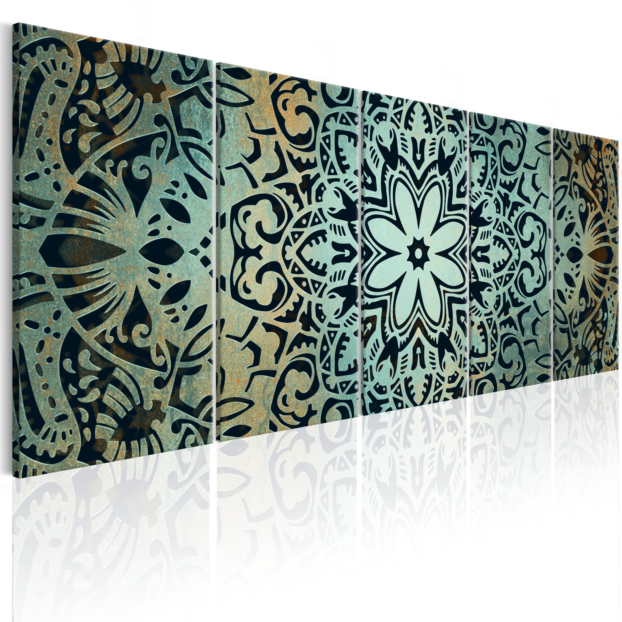 

Obraz Do Salonu Mandala 5cz 200x80cm f-A-0508-b-n