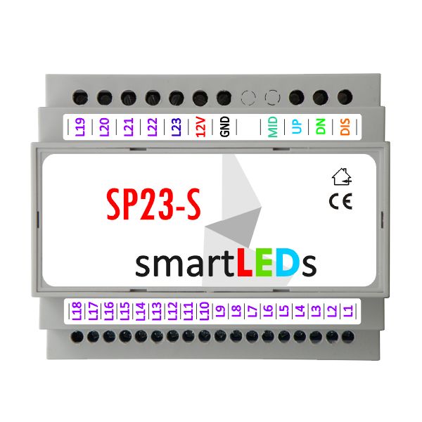 smartLEDs Sterownik 23 LED schodów z półpiętrem Seria Standard