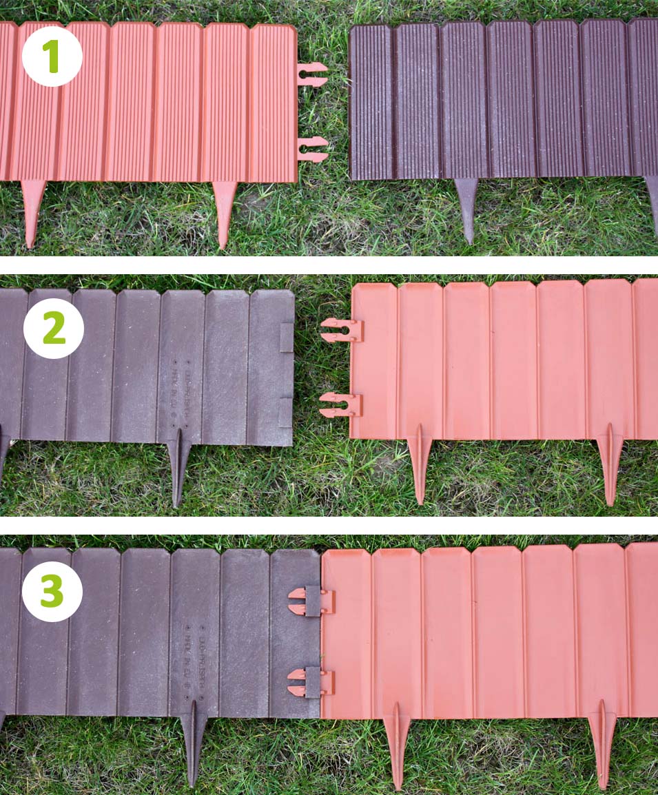 EKOPALISADA ogród obrzeże ROLLBORDER płotek SZARY Producent Eko-Bord