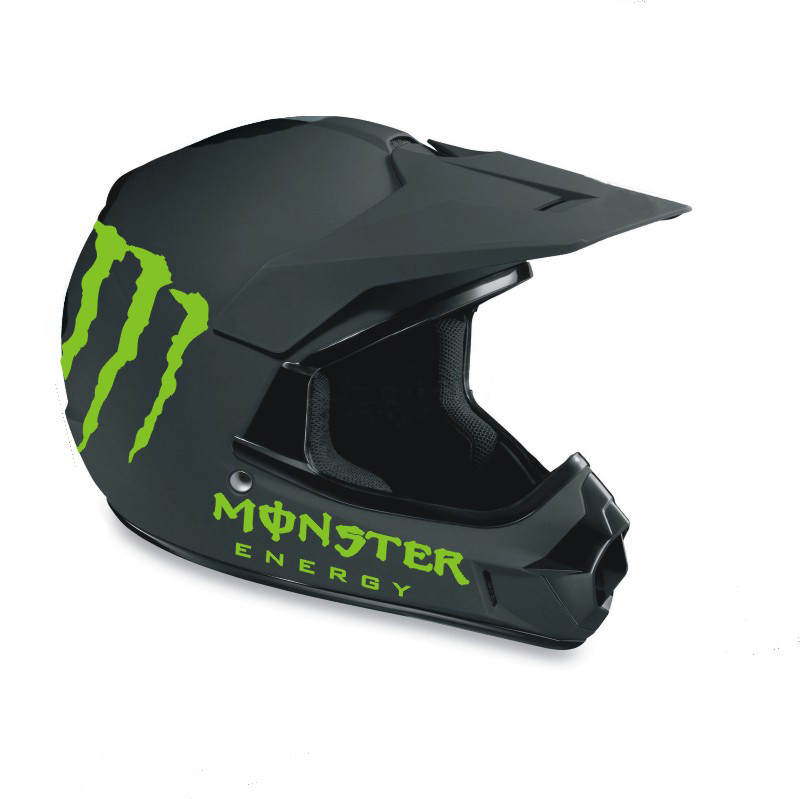 MONSTER PAZUR naklejki na kask 211B RÓŻNE KOLORY Kod producenta YESS Naklejki