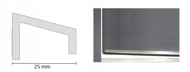 SKRZYDŁO STEELTHERM GŁADKIE SZYBA 80 101MM PASYWNE Grubość drzwi 101 mm