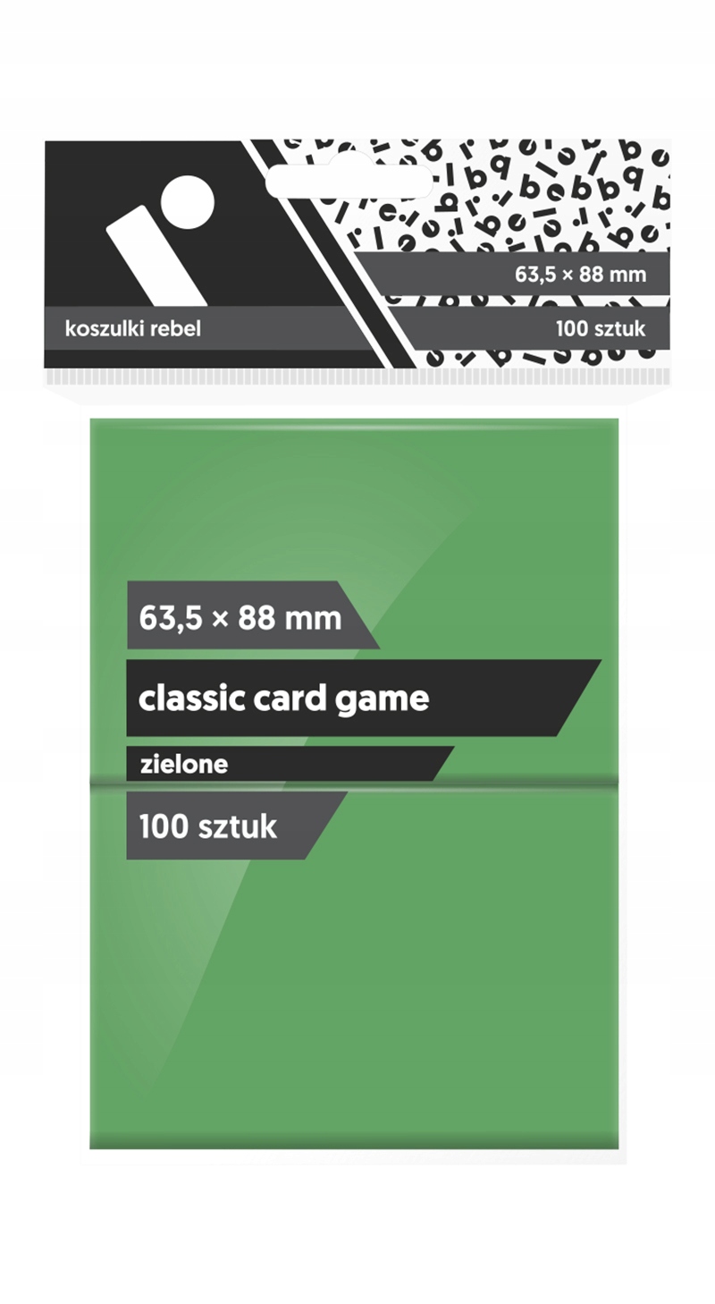 

Rebel Koszulki Classic Card Game 63,5x88 Zielone