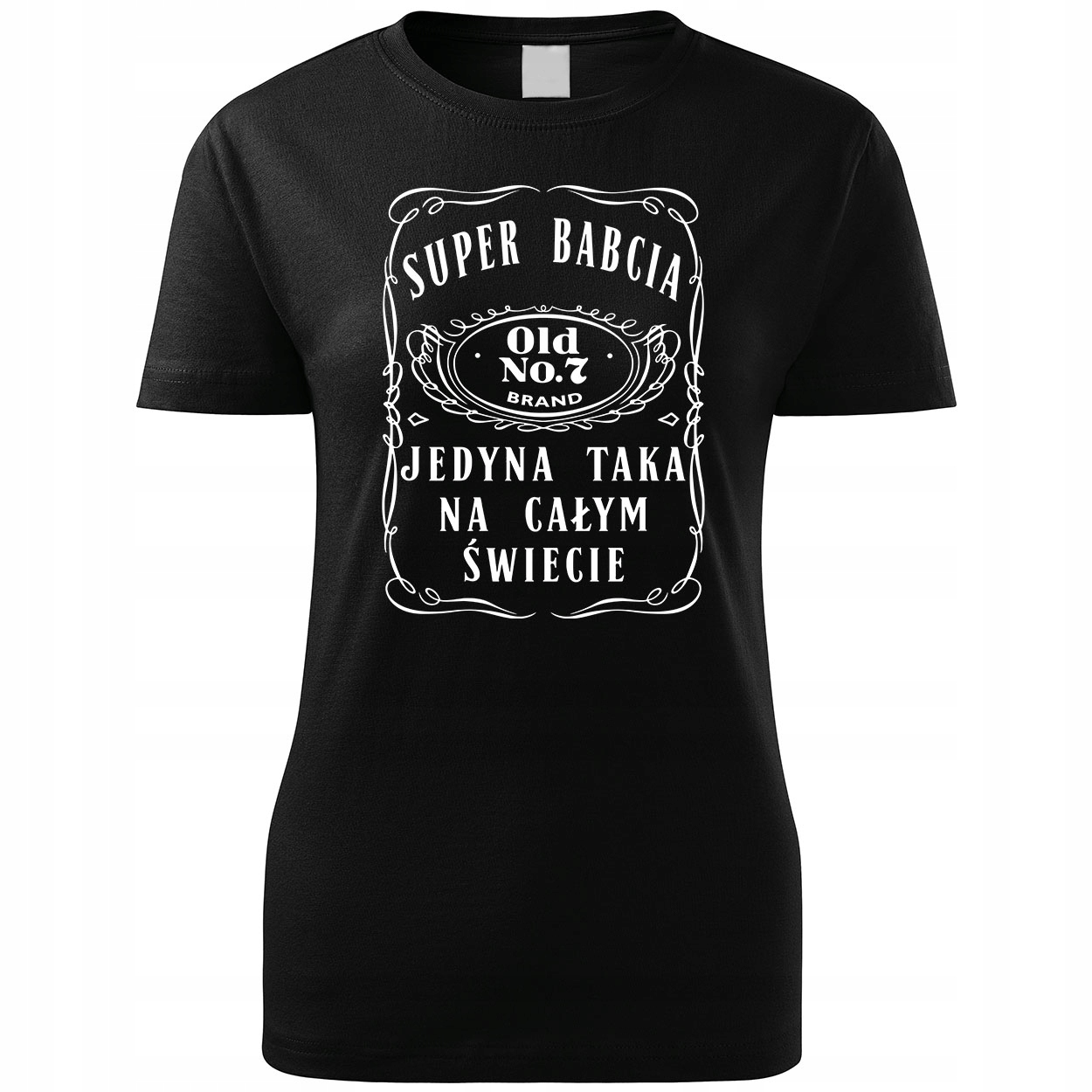 

koszulka czarna Super Babcia Old No. 7 S - XXL