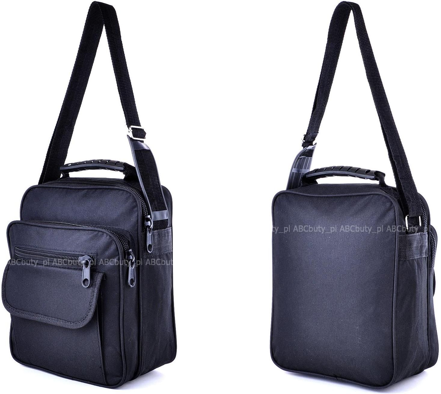KLASYCZNA ŚREDNIA MĘSKA TORBA NA BAGAŻ PODRĘCZNY WODĘ LUNCH SASZETKA KABURA Model TECZKA MĘSKA NA DOKUMENTY A5 RAPORTÓWKA C5 KODURA