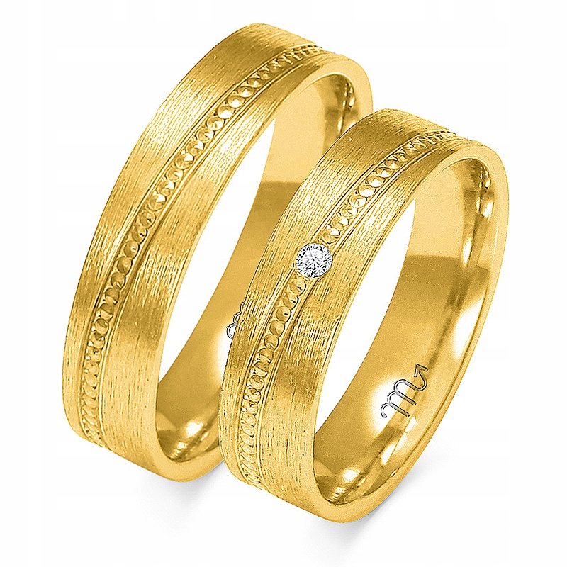 Zlaté Prsteny 14K 5 mm Brylant id A-130