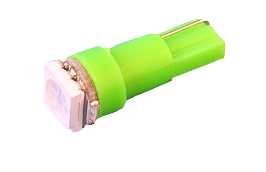 

Żarówka Samochodowa Led W1,2W 12V SMD5050 Zielona