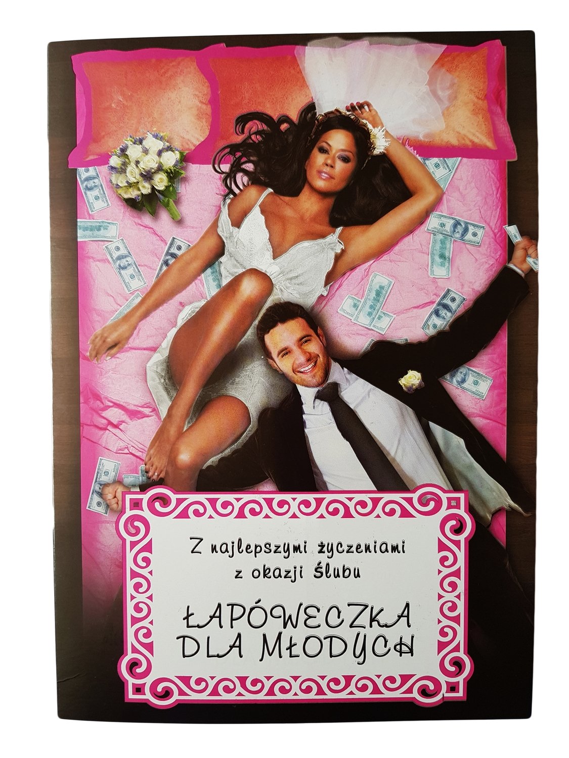 

Kartka, dla Nowożeńców z okazji Ślubu