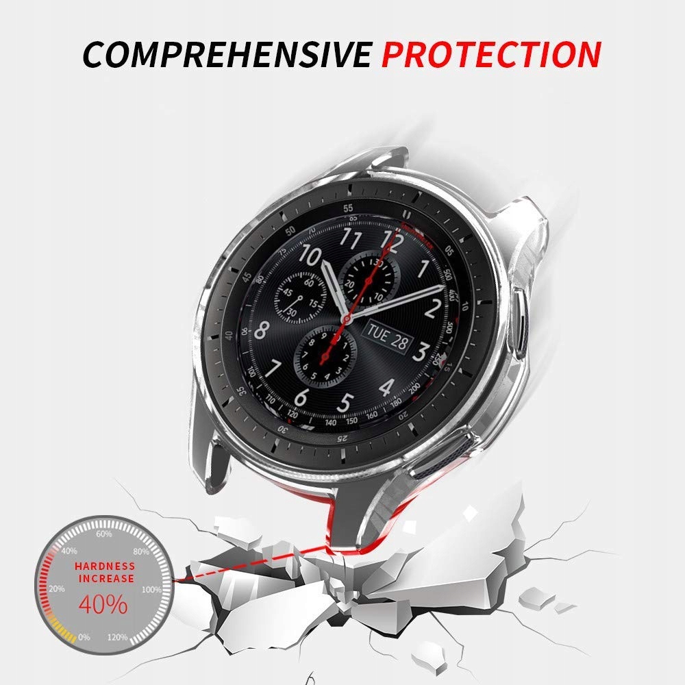 PRZEZROCZYSTE ETUI SAMSUNG GEAR S3 FRONTIER Kolor bezbarwny