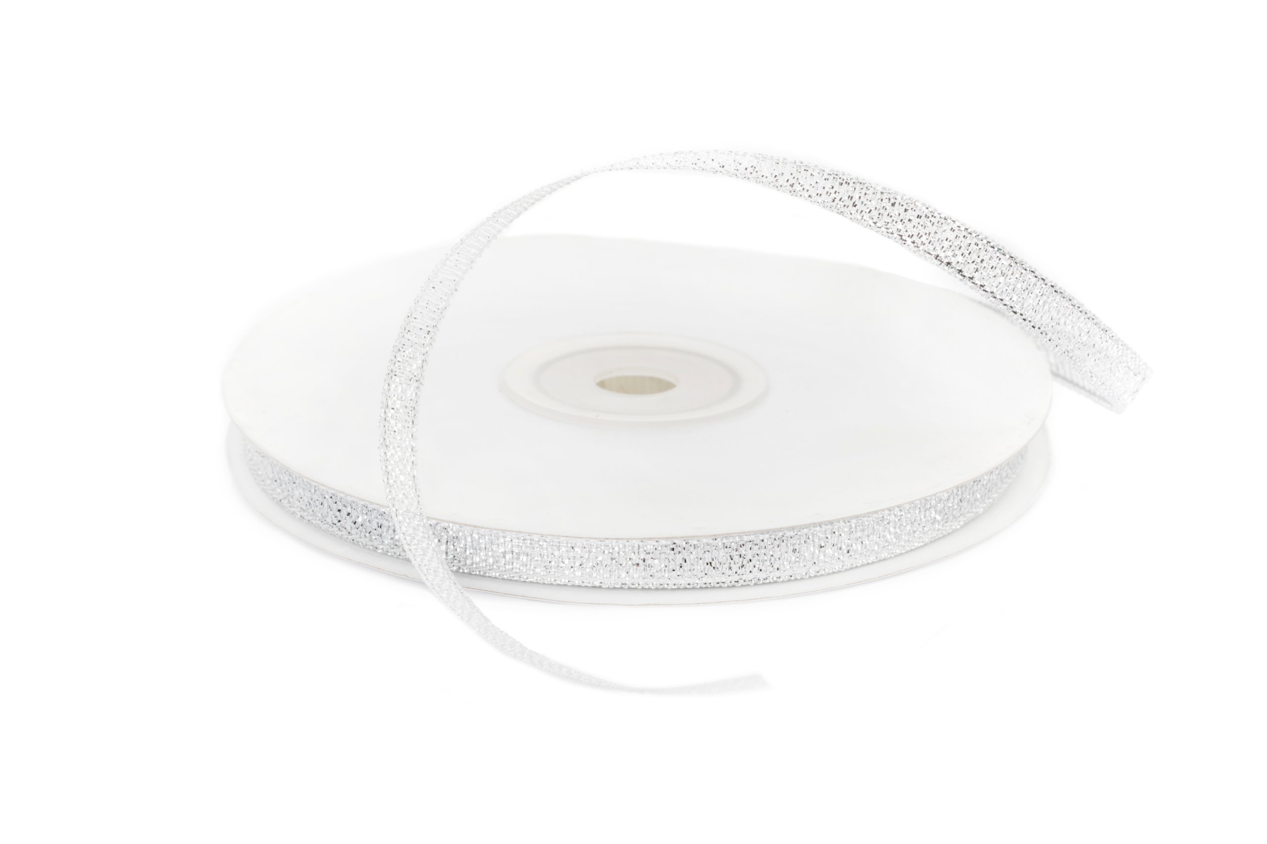 

Tasiemka Brokatowa Srebrna Wstążka 3mm 040
