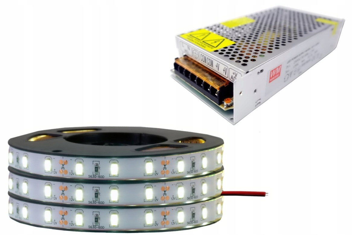 Set Led pásik 300 Smd IP20 5630 Prírodný 15 m
