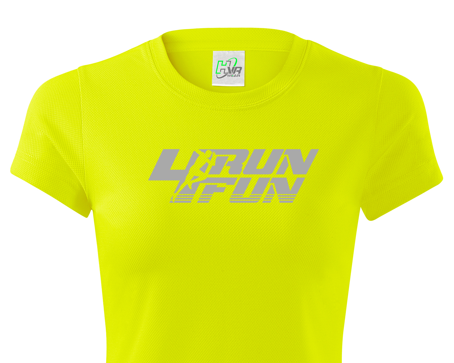

Oddychająca Koszulka Sportowa Run 4 Fun Odblaskowa