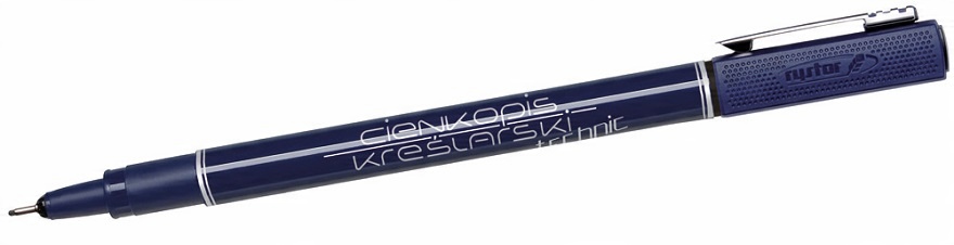 

Cienkopis kreślarski Rystor Czarny 0,3 Grubość